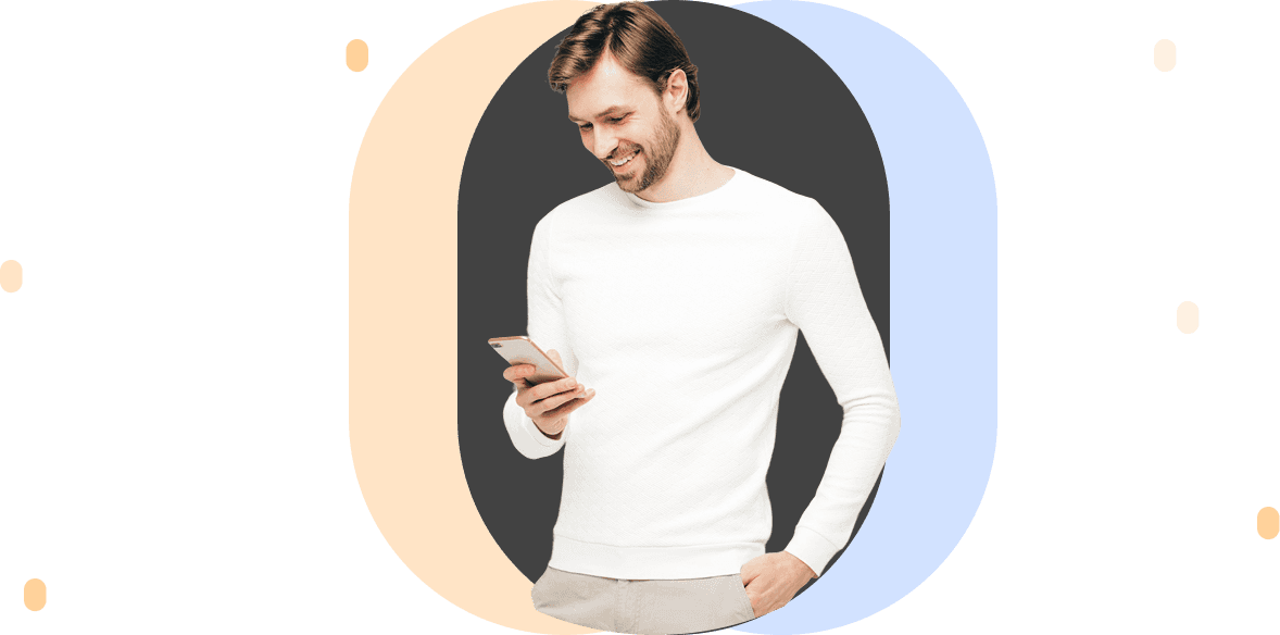 Man with a phone